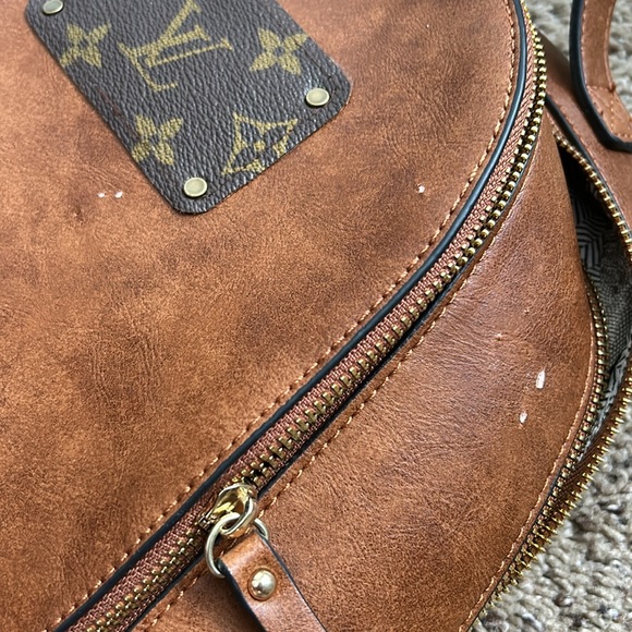 Leather Bag (Re-Purposed LV) - Picture 7 of 7